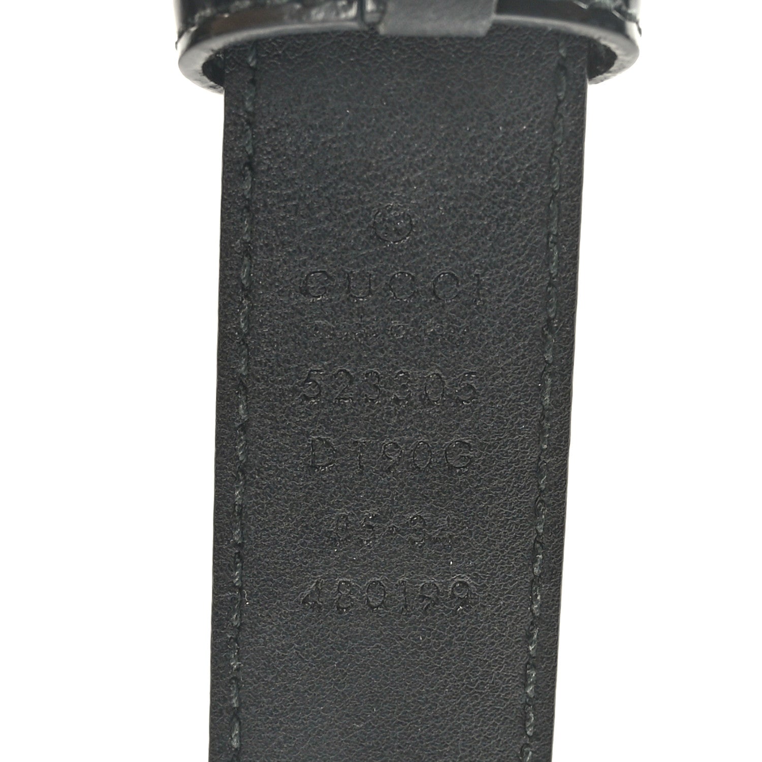 Gucci Calfskin G Cube 25mm Belt 85 34 Black 3 of 5
