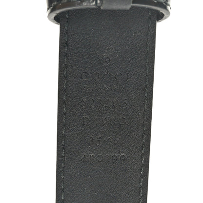 Gucci Calfskin G Cube 25mm Belt 85 34 Black 3 of 5