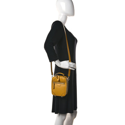 Fendi Vitello Astro Rubber Effect Mini Trolley Bag Sunflower 3 of 9