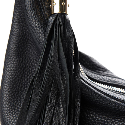 Gucci Pebbled Calfskin Medium Soho Chain Hobo Black 10 of 11
