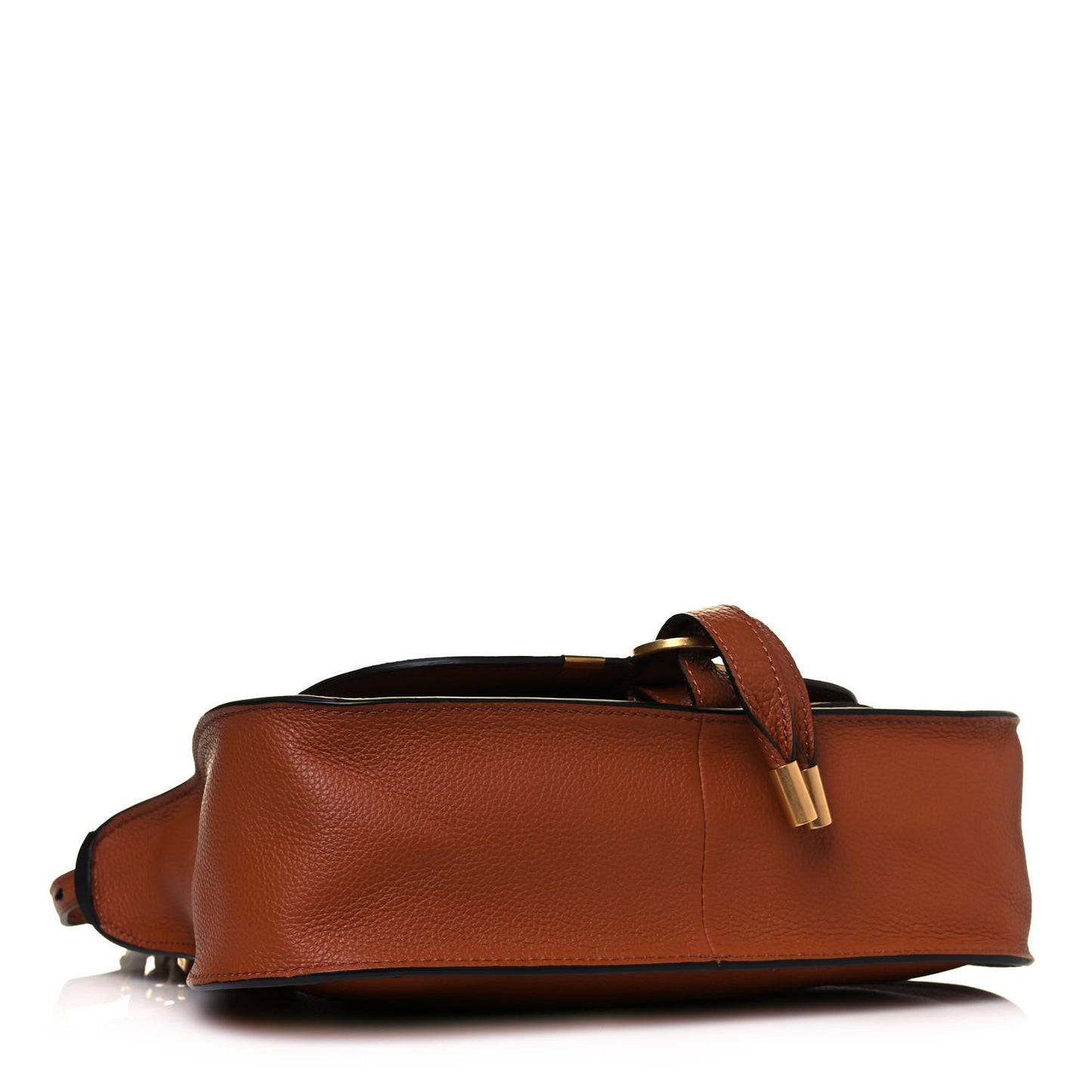 Calfskin Small Marcie Satchel Tan