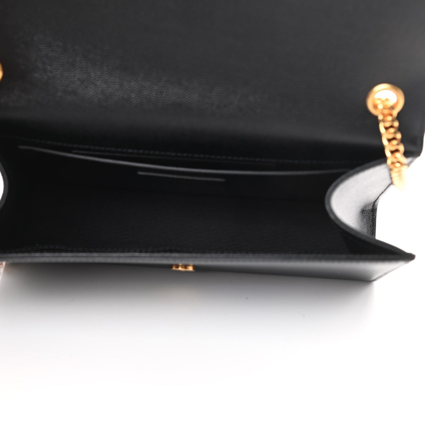 Grain De Poudre Medium Classic Monogram Kate Satchel Black