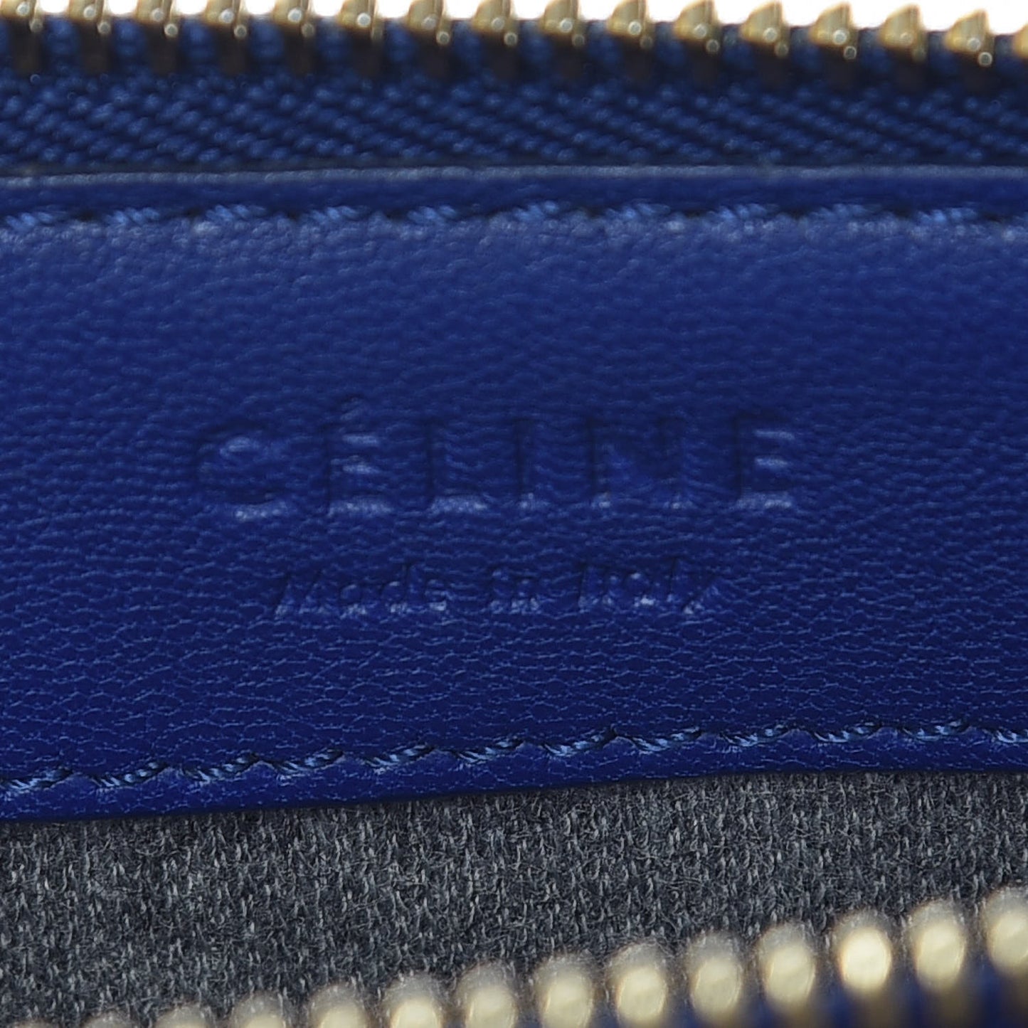 Lambskin Small Trio Crossbody Bag Electric Blue