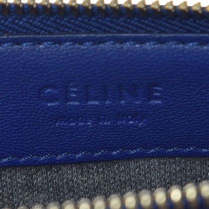 Celine Lambskin Small Trio Crossbody Bag Electric Blue 10 of 12