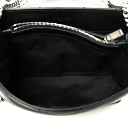 Saint Laurent Calfskin Y Quilted Monogram Medium Loulou Chain Satchel Black 9 of 21