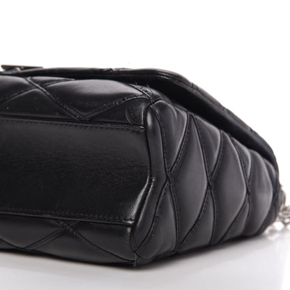Louis Vuitton Lambskin Malletage GO-14 MM Black 8 of 9
