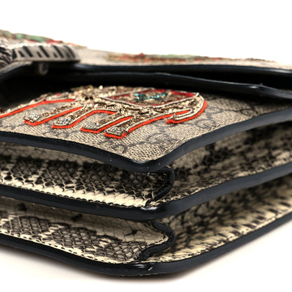 Gucci GG Supreme Monogram Elaphe Elephant Embroidered Small Dionysus Shoulder Bag 11 of 11