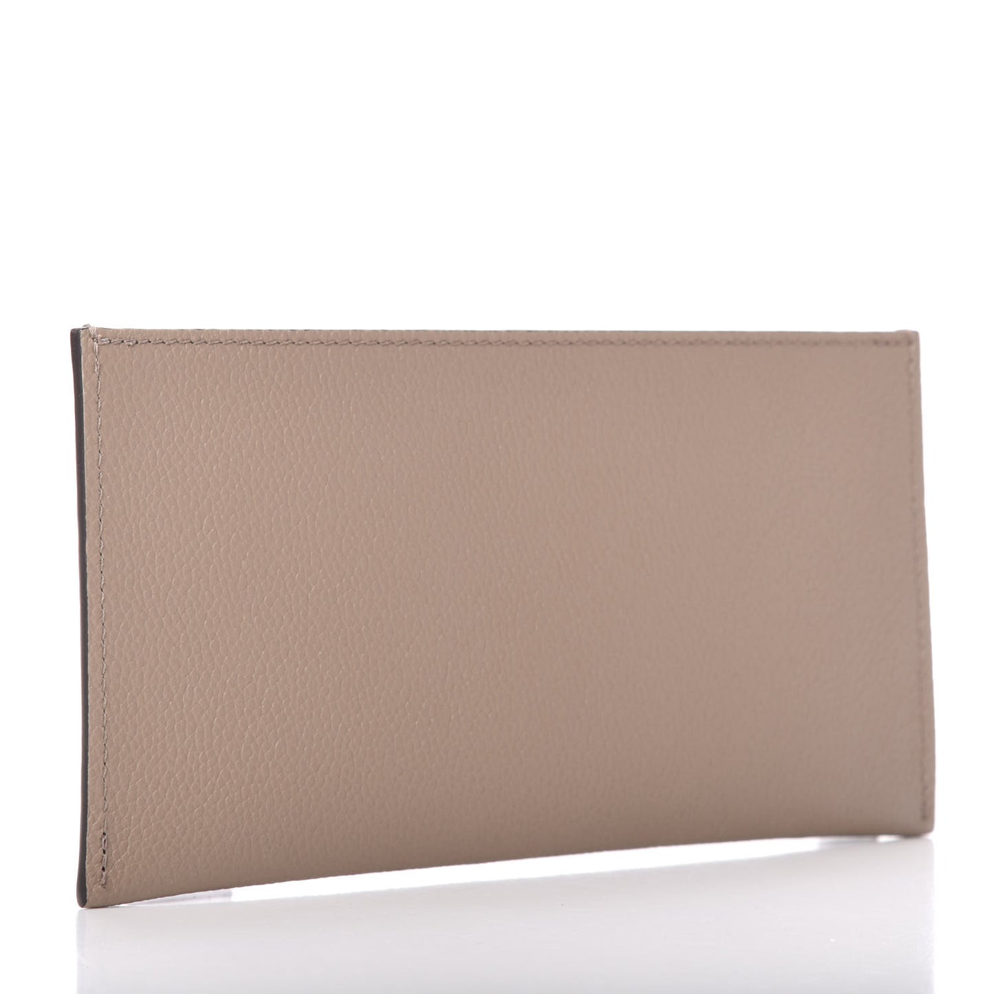 Calfskin Felicie Chain Wallet Card Holder Insert Tourterelle