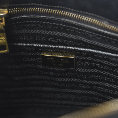 Prada Saffiano Medium Galleria Double Zip Tote Black 9 of 17