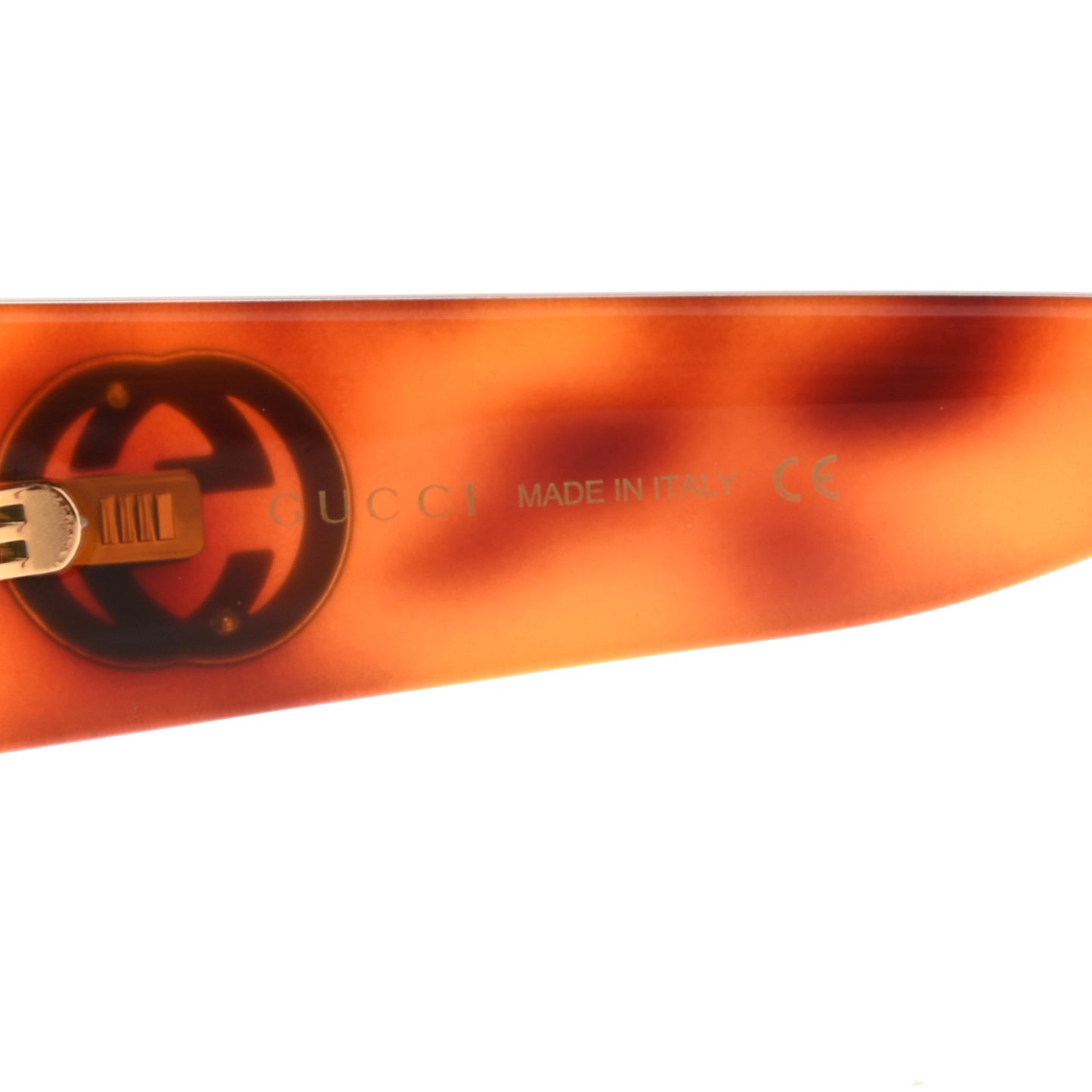 Acetate Square Frame Sunglasses GG0142SA Tortoise