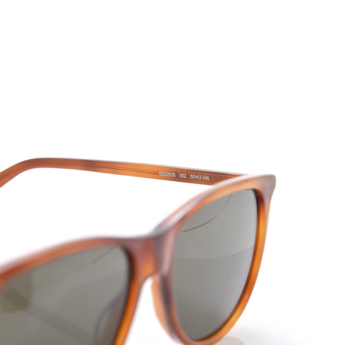Acetate Frame Sunglasses GG0263S Havana