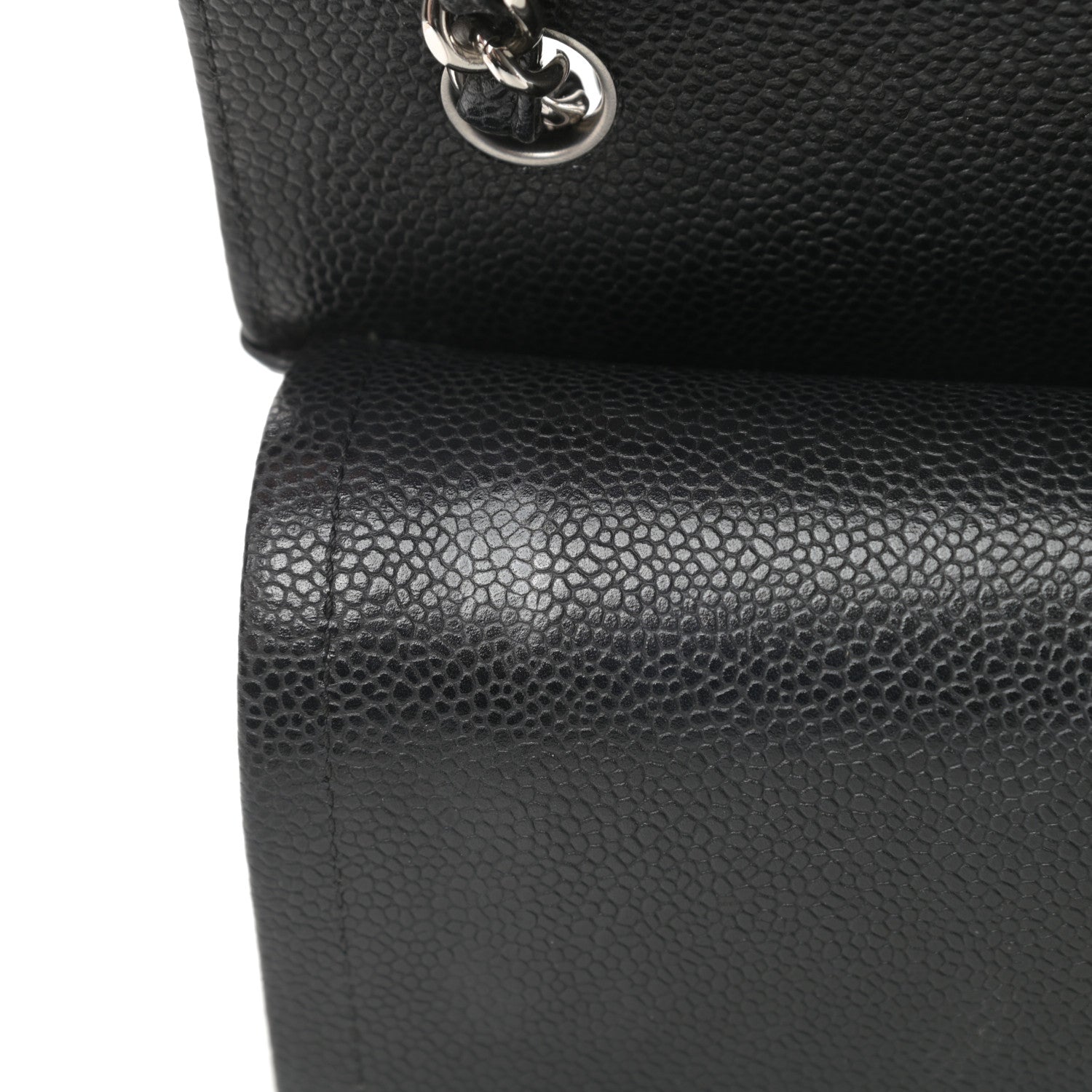 Chanel Caviar Quilted Jumbo Double Flap Black 11 of 14