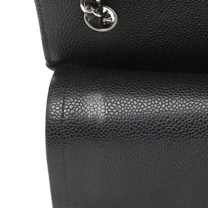 Chanel Caviar Quilted Jumbo Double Flap Black 11 of 14