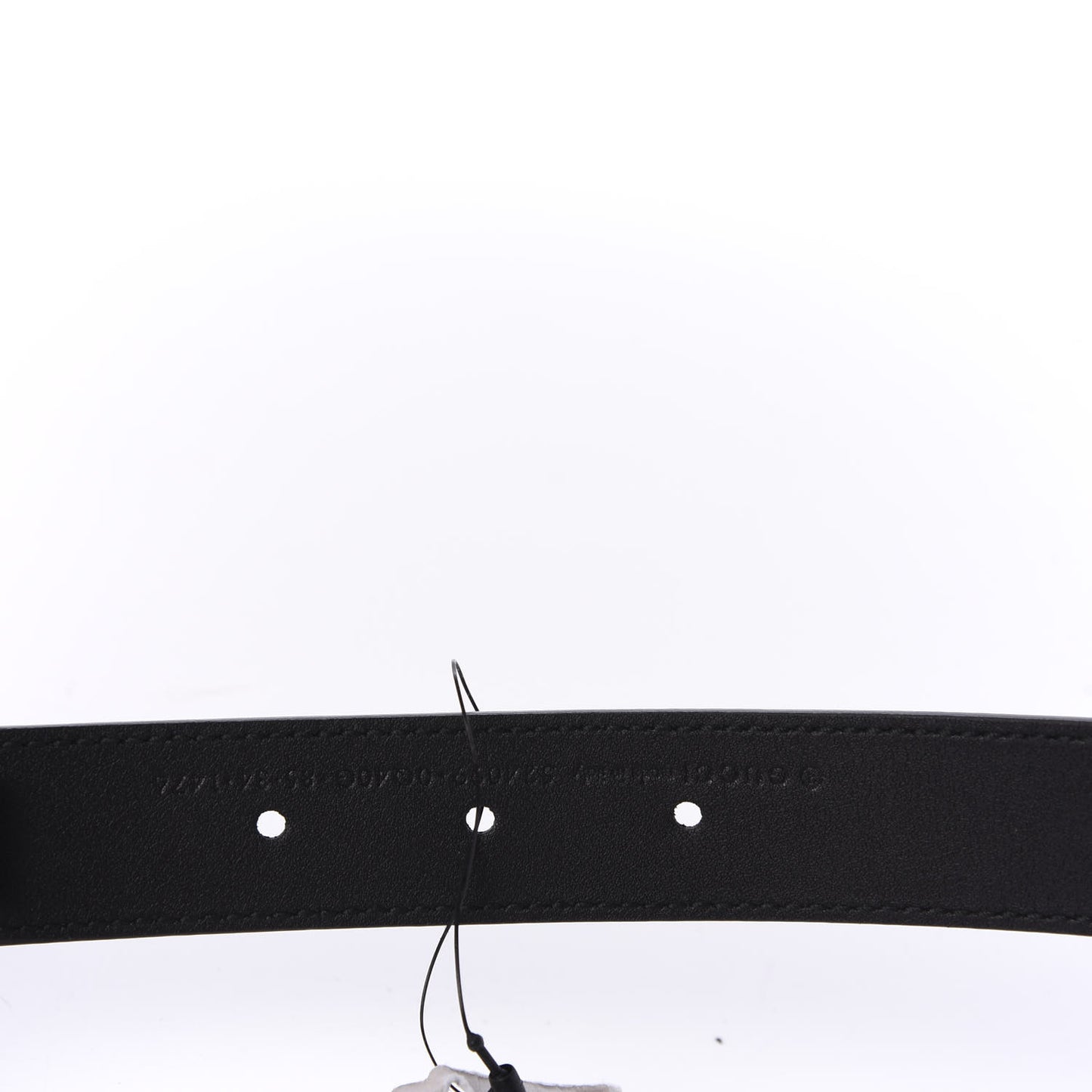 Calfskin Torchon Double G Chain 25mm Belt 85 34 Black