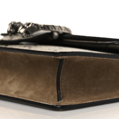 Gucci GG Supreme Monogram Super Mini Dionysus Shoulder Bag Taupe 9 of 10