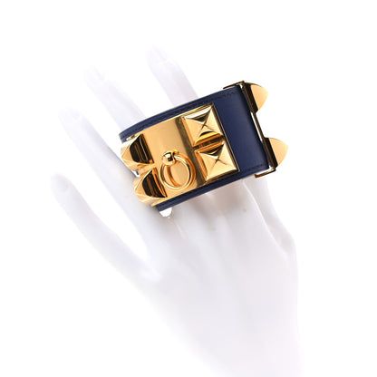 Hermes Swift Collier de Chien CDC Bracelet S Bleu Saphir 2 of 5