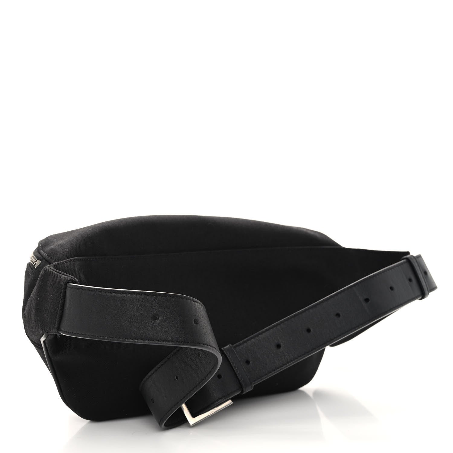 Saint Laurent Canvas Monogram Belt Bag Black 3 of 9
