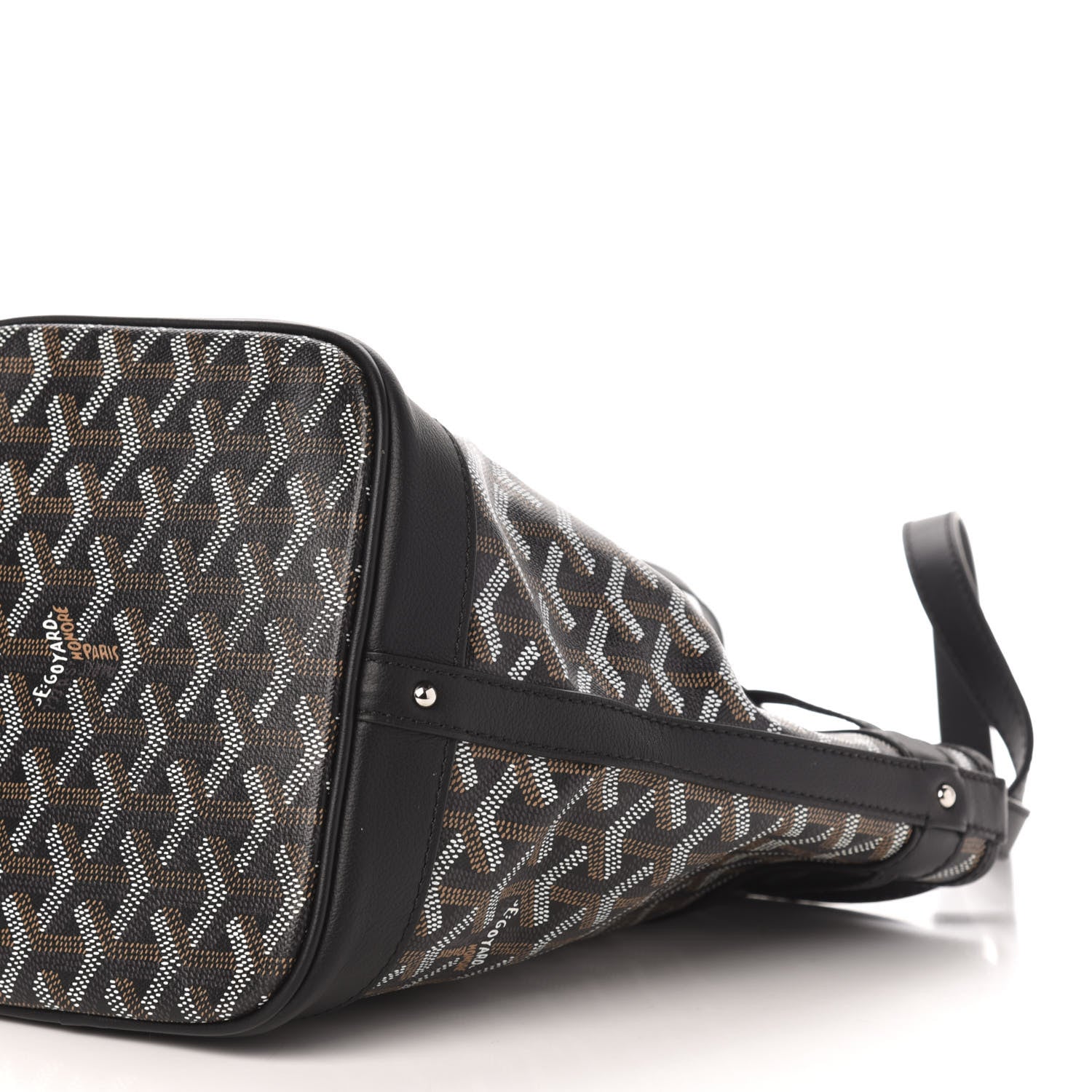 Goyard Goyardine Petit Flot Bucket Bag PM Black 7 of 8