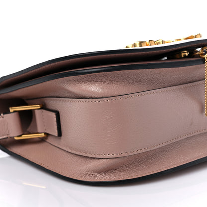Valentino Garavani Buffalo Maison Gryphons Saddle Bag Rose Cannelle 6 of 9