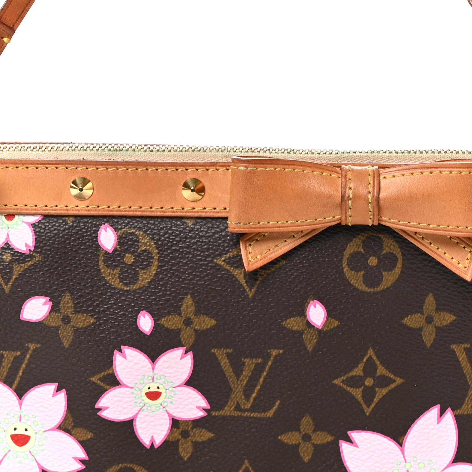 Louis Vuitton Monogram Cherry Blossom Pochette Accessories Brown 8 of 12