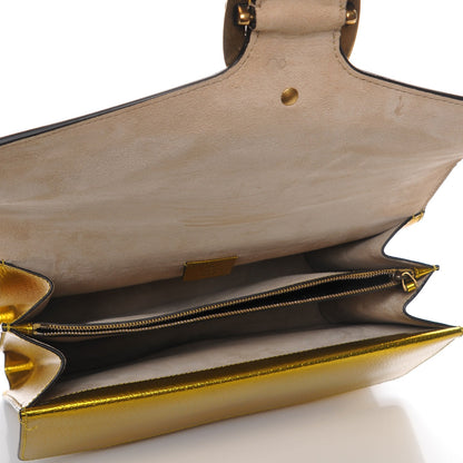 Gucci Metallic Calfskin Medium Dionysus Shoulder Bag Yellow 5 of 8