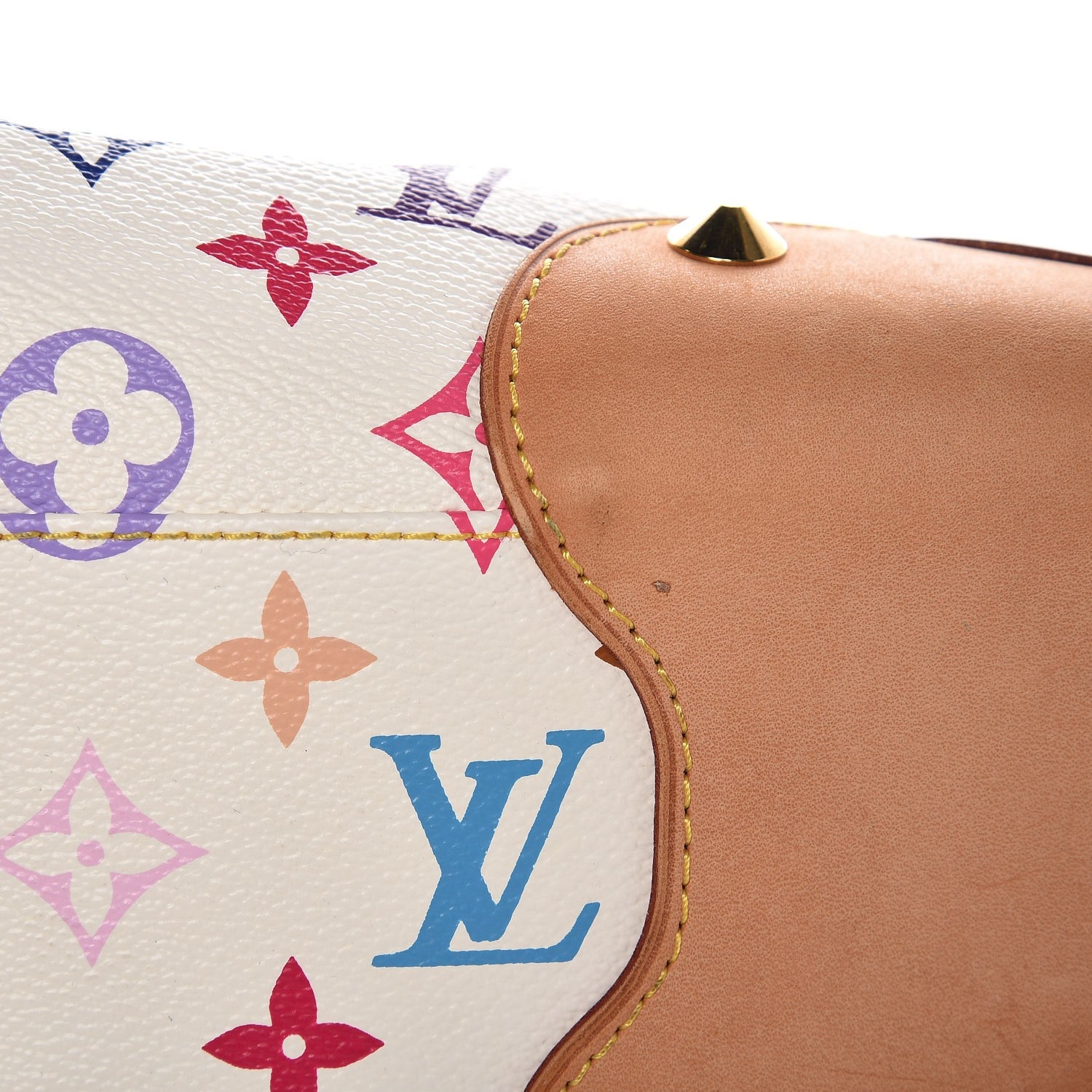 Louis Vuitton Monogram Multicolor Judy GM White 9 of 11