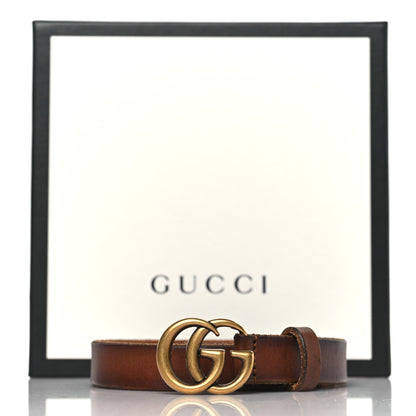 Gucci Faded Calfskin Double G 20mm Belt 70 28 Cuir 6 of 6