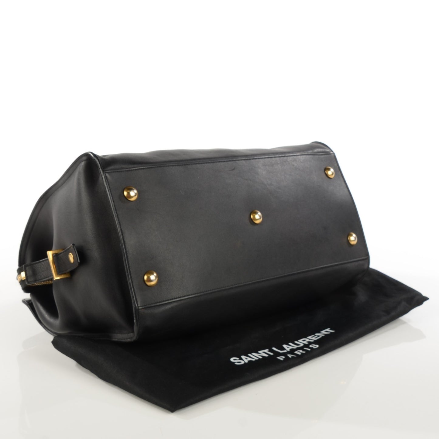 Calfskin Medium Classic Y Cabas Black