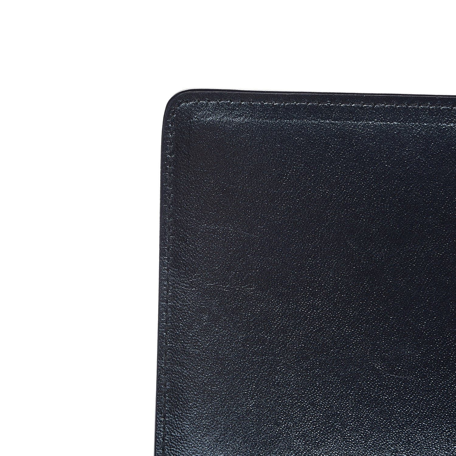 Jimmy Choo Metallic Calfskin Chain Wallet Blue 8 of 13