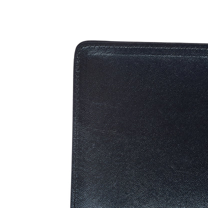 Jimmy Choo Metallic Calfskin Chain Wallet Blue 8 of 13