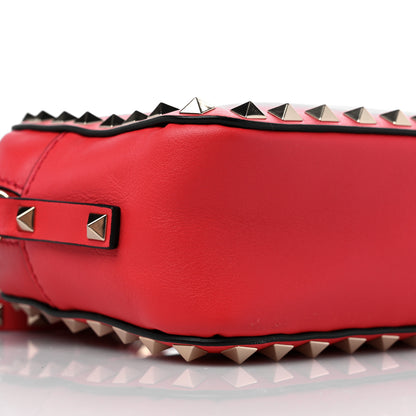 Valentino Garavani Calfskin Rockstud Camera Crossbody Bag Deep Coral 7 of 10