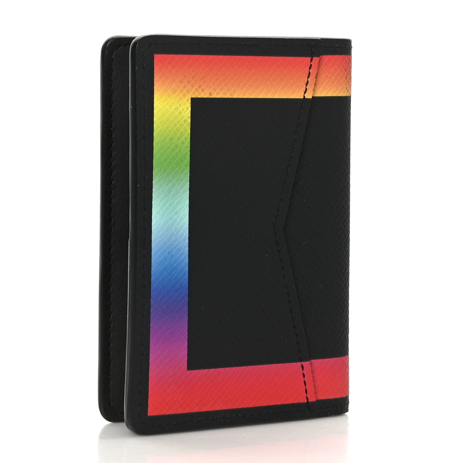 Louis Vuitton Taiga Rainbow Pocket Organizer Black 3 of 6