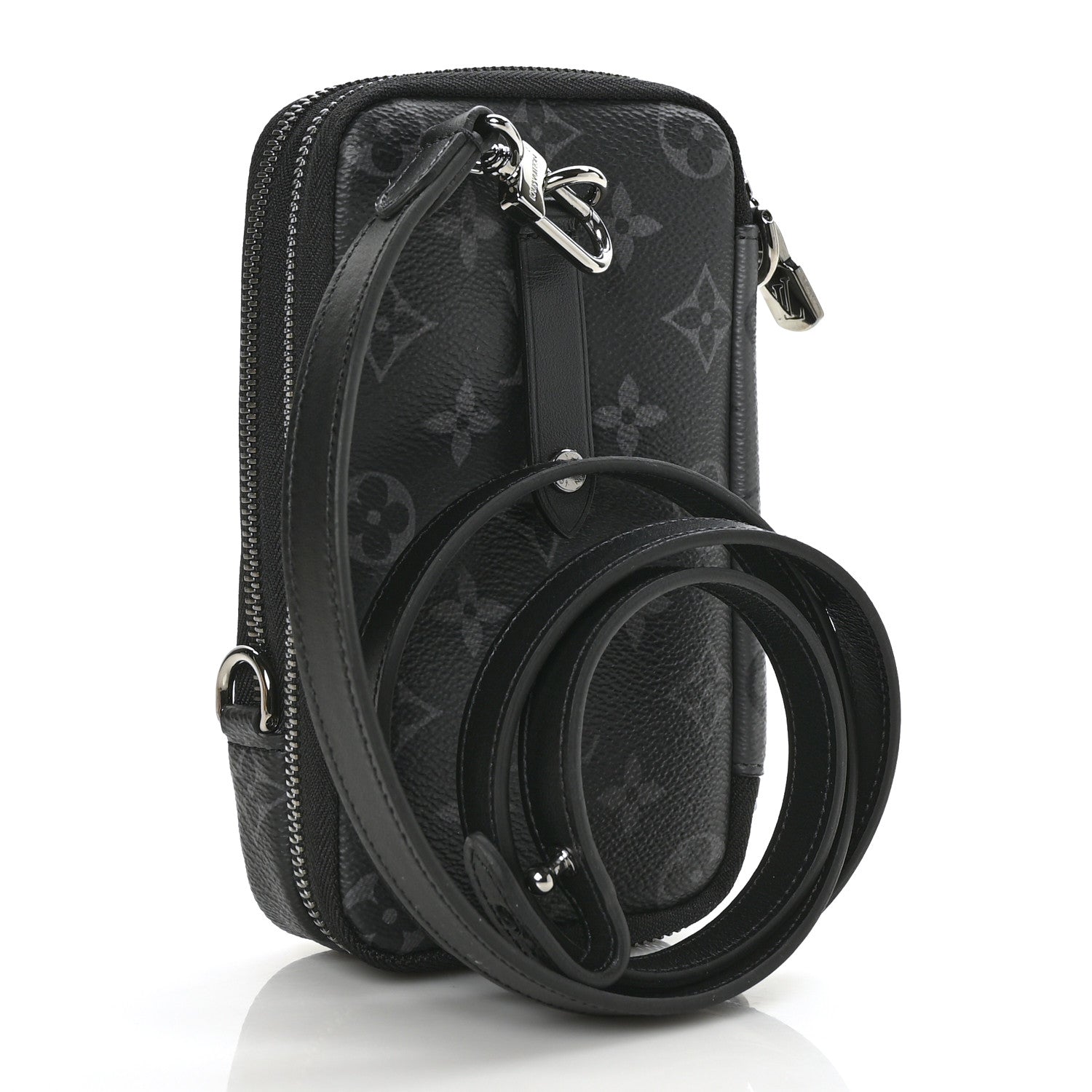 Louis Vuitton Monogram Eclipse Reverse Double Phone Pouch 3 of 8
