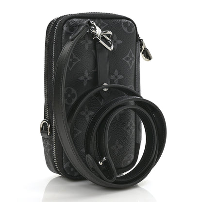 Louis Vuitton Monogram Eclipse Reverse Double Phone Pouch 3 of 8