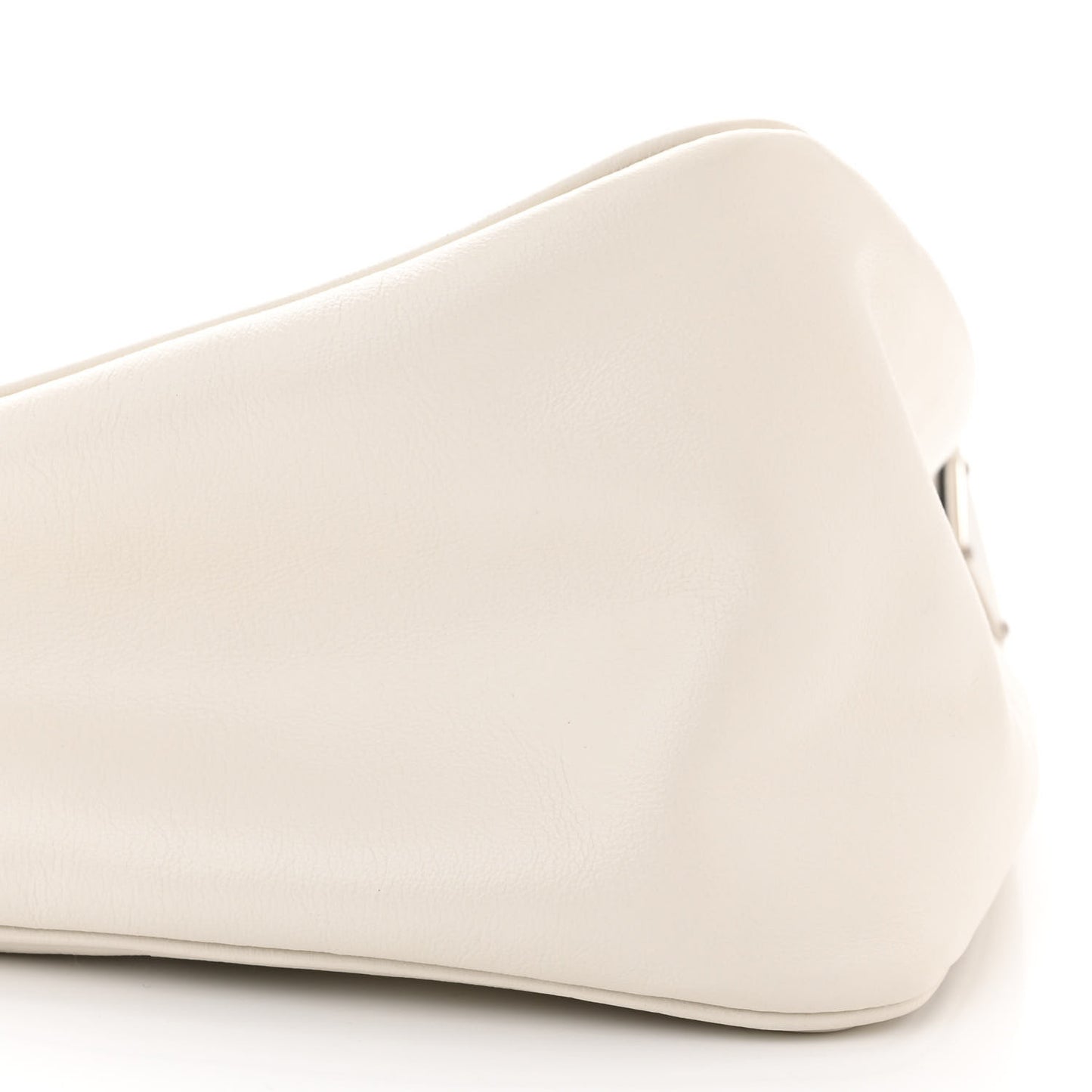 Grace Lux Triangle Shoulder Bag White