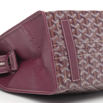 Goyard Goyardine Sac Hardy Pet Carrier PM Burgundy 8 of 9