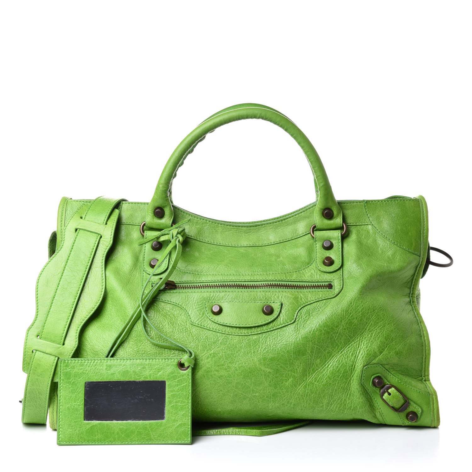 Balenciaga Chevre Classic Hardware City Apple Green 1 of 12
