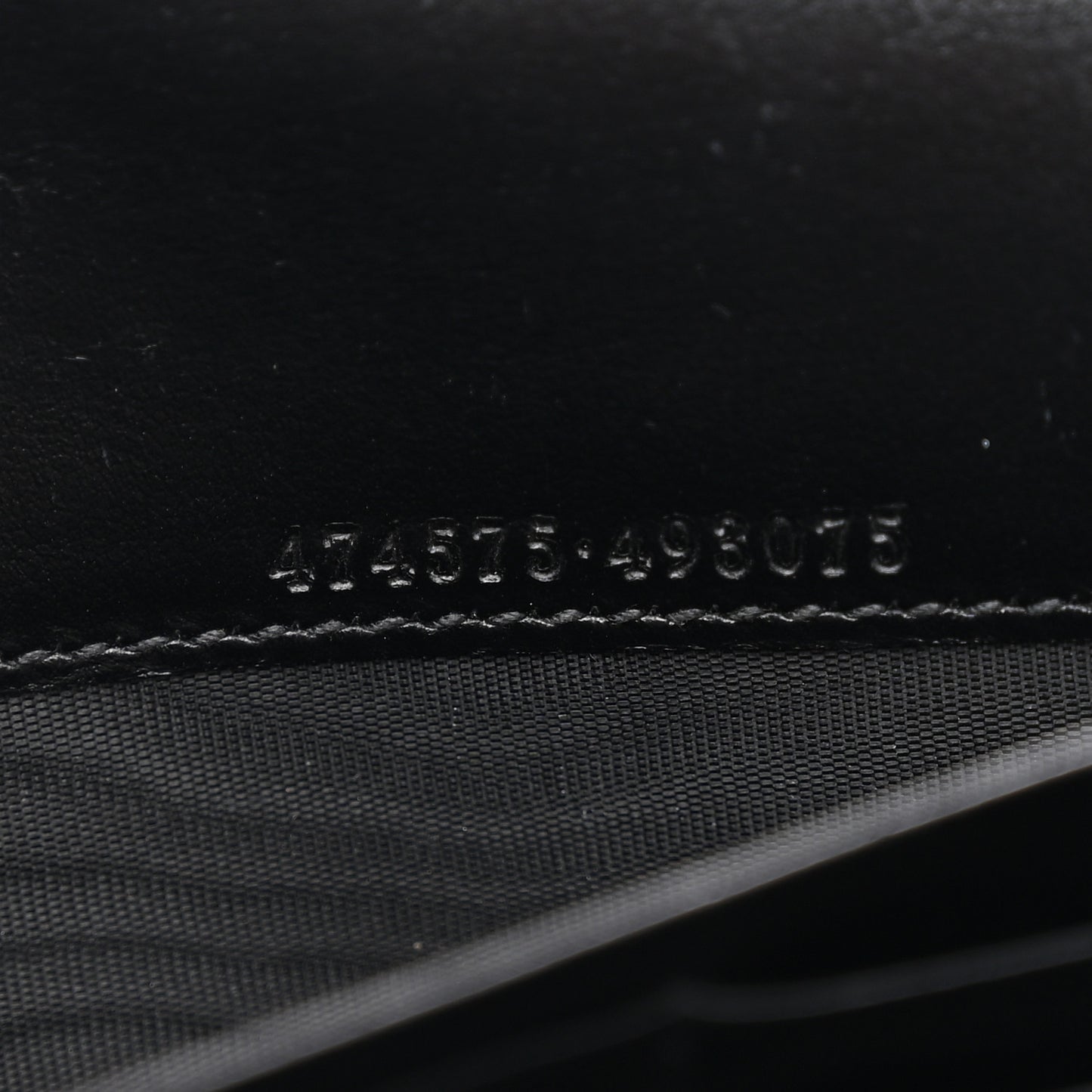 Calfskin Matelasse GG Marmont Chain Wallet Black