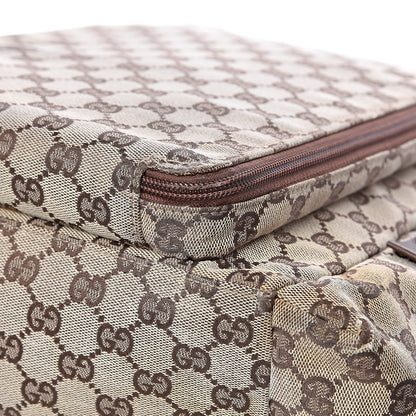 Gucci Monogram Backpack Diaper Bag Brown 11 of 22