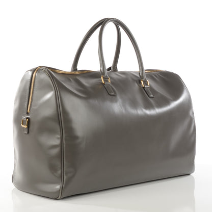 Saint Laurent Calfskin Classic Duffle 48 Earth 3 of 14
