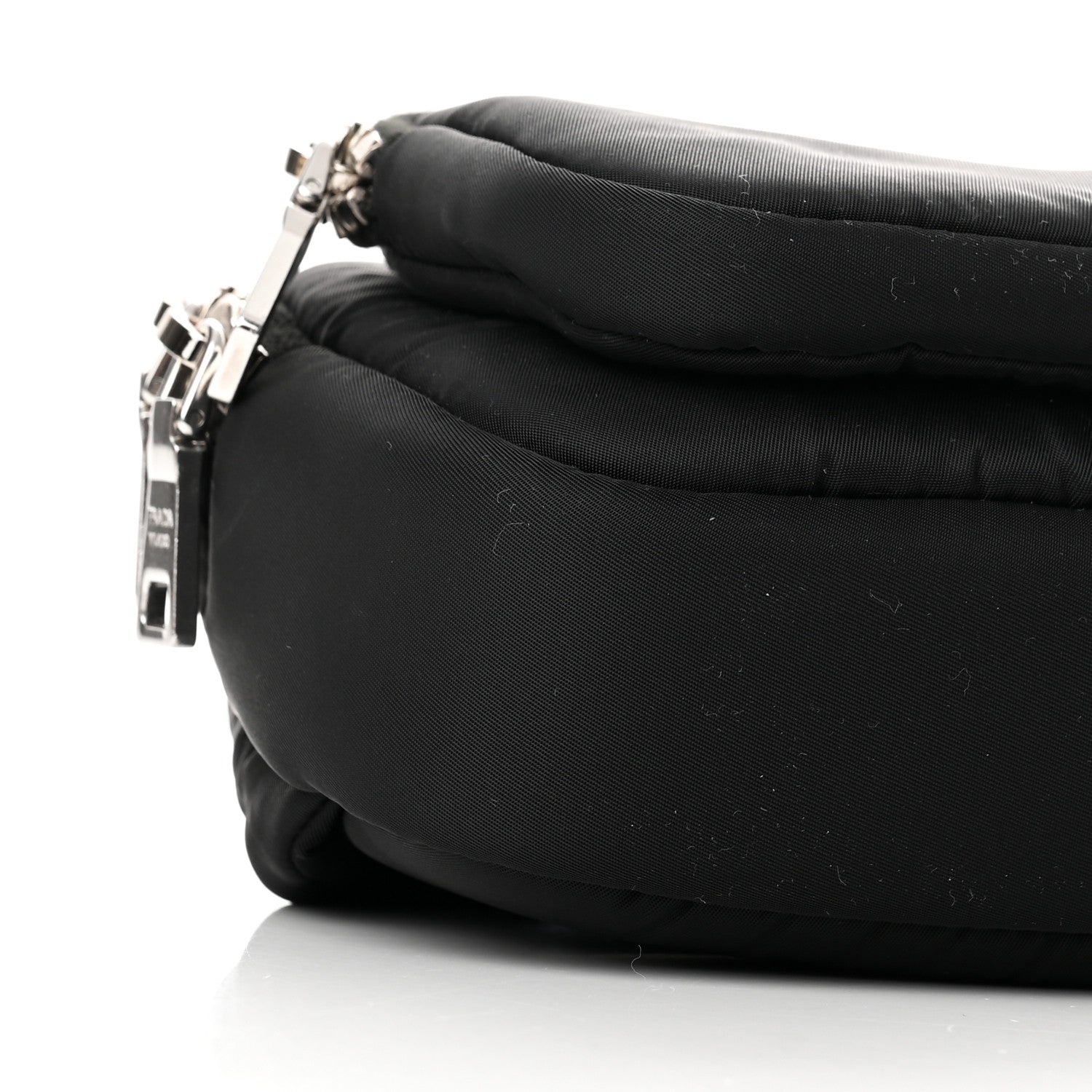 Prada Tessuto Nylon Pocket Cargo Belt Bag Black Fuoco 8 of 9