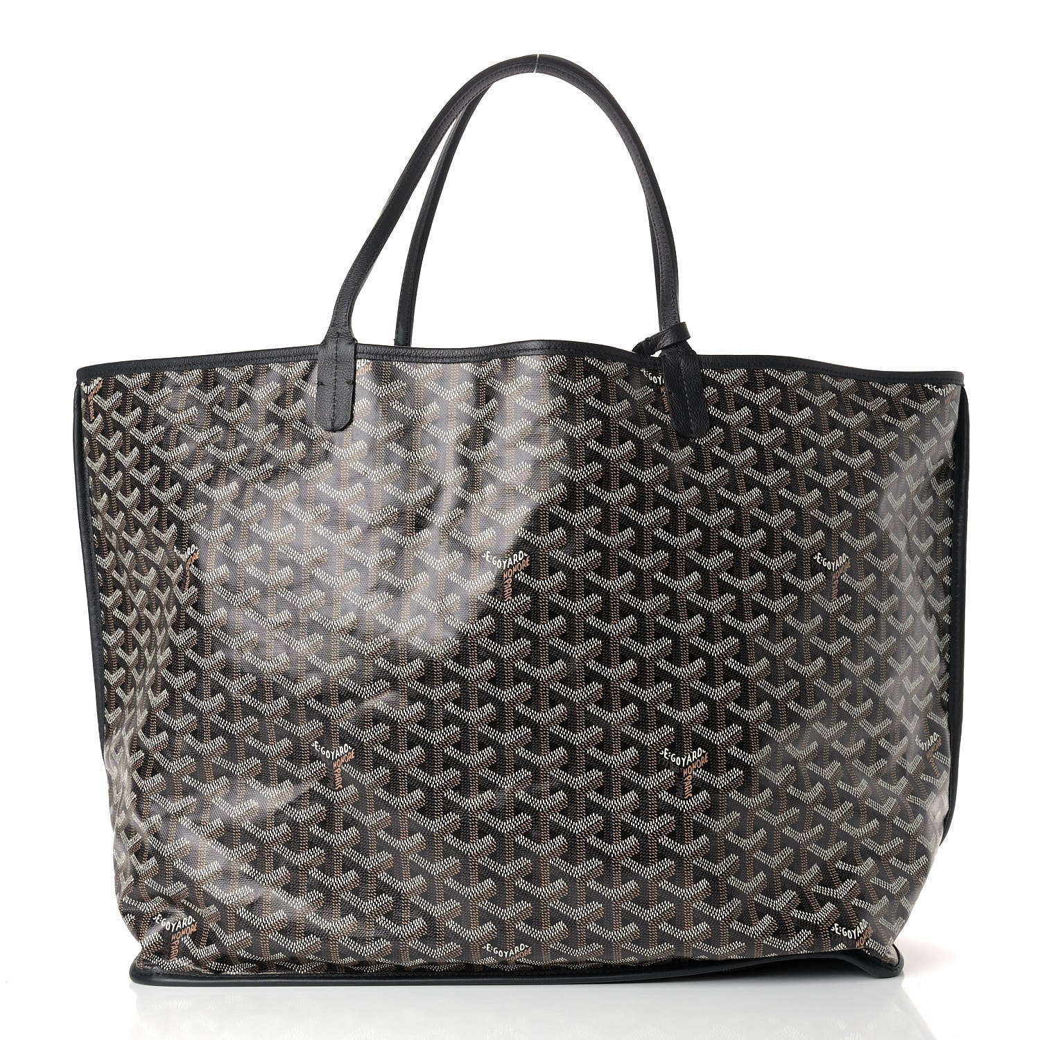 Goyard Goyardine Reversible Anjou GM Black 3 of 9