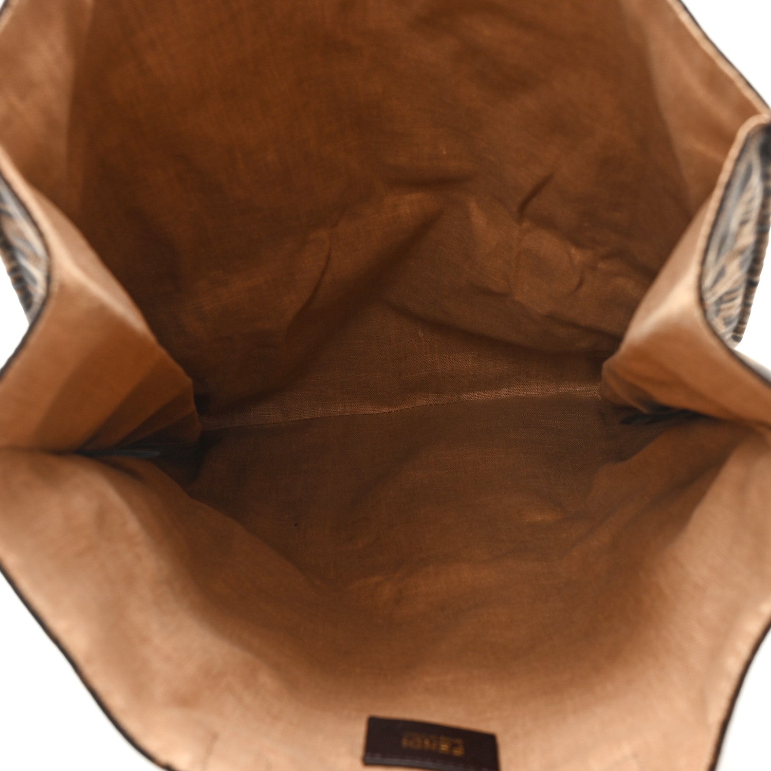 Fendi Zucca Special Shopping Tote Tobacco Orange 4 of 9