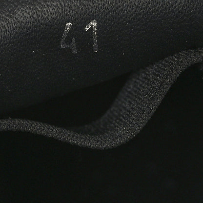 Prada Spazzolato Triangle Logo Monolith Pointy 55mm Loafers 41 Black 9 of 9