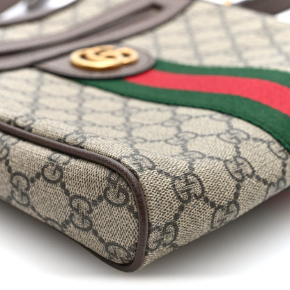 Gucci GG Supreme Monogram Web Small Ophidia Messenger Bag Brown 9 of 10