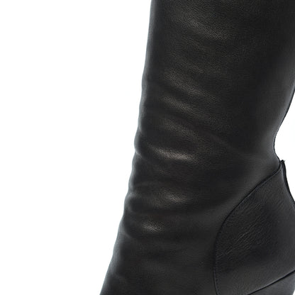 Saint Laurent Calfskin Jinny 105 Thigh High Boots 35 Black 22 of 23