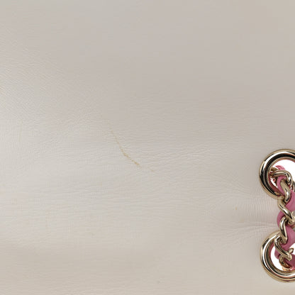 Chanel Lambskin Small Entwined Chain Flap White Multicolor 11 of 11