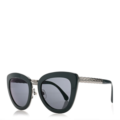 Chanel Cat Eye Quilted Sunglasses 5368 Green 1 of 8