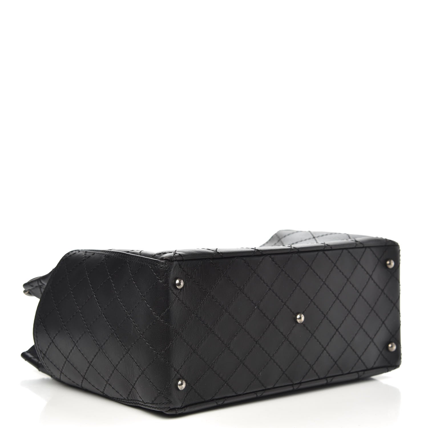 Chanel Calfskin CC Pocket Tote Black 4 of 10