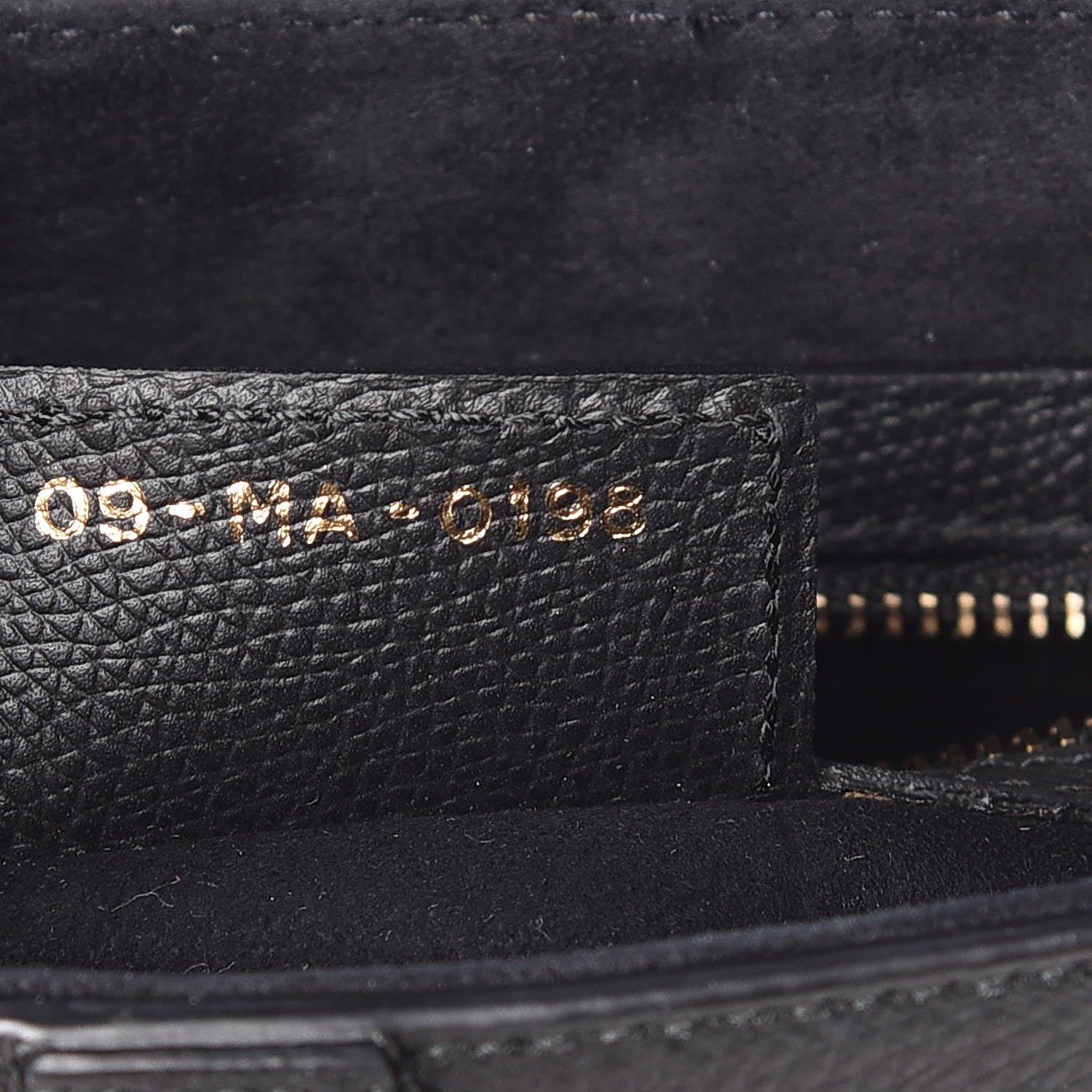 Christian Dior Grained Calfskin Saddle Bag Black 7 of 12